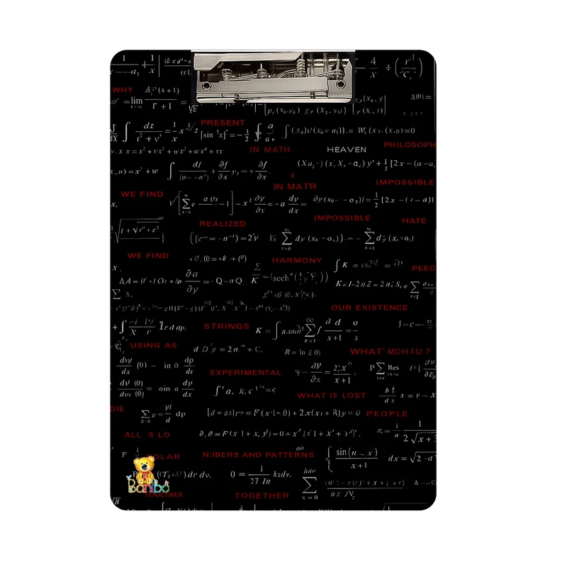 تخته شاسی بانیبو طرح  ریاضی کد 2719  سایز a4