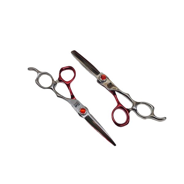 قیچی آرایشگاهی فینی صیام مدل MARCELO به همراه قیچی پیتاژ