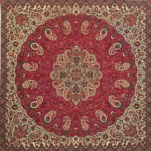 رومیزی ترمه طرح شاه پسند کد g100