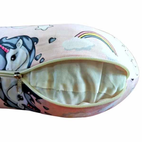 تشک خواب نوزاد شایلی مدل اسب تک شاخ به همراه بالش بسته 3 عددی