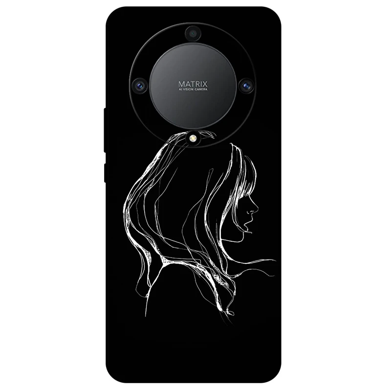 کاور مگافون طرح دخترانه مدل 7766 مناسب برای گوشی موبایل آنر Magic 5 Lite     