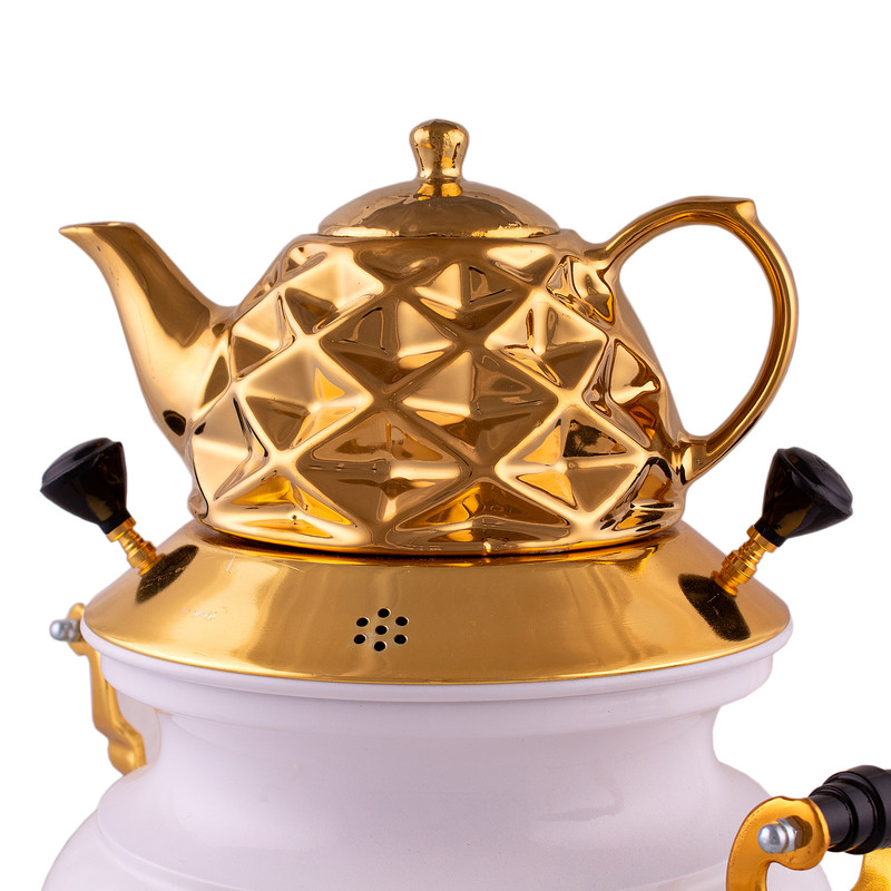 سماور گازی مدل A3 عدسی شکل گنجایش 8 لیتر