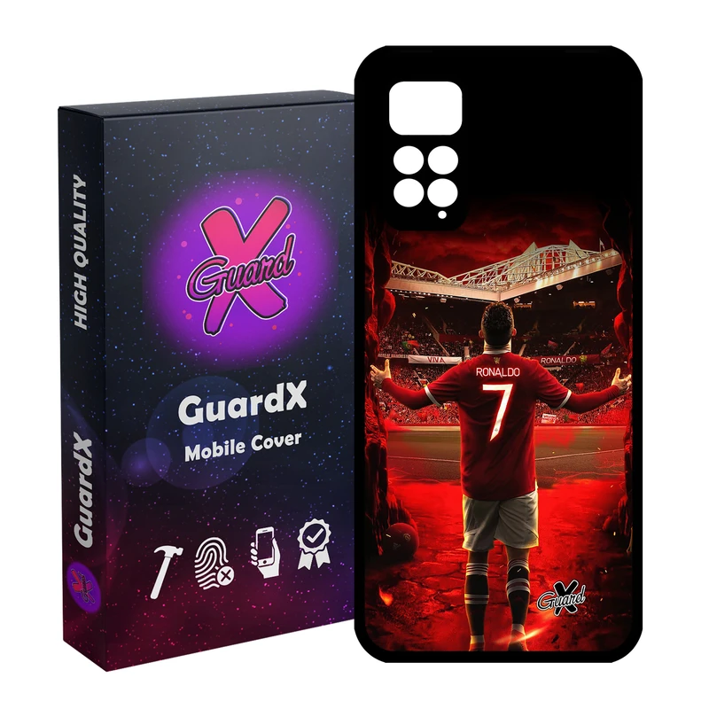 کاور گارد ایکس طرح Ronaldo مدل Glass10397 مناسب برای گوشی موبایل شیائومی Redmi Note 11 Pro 4G/5G