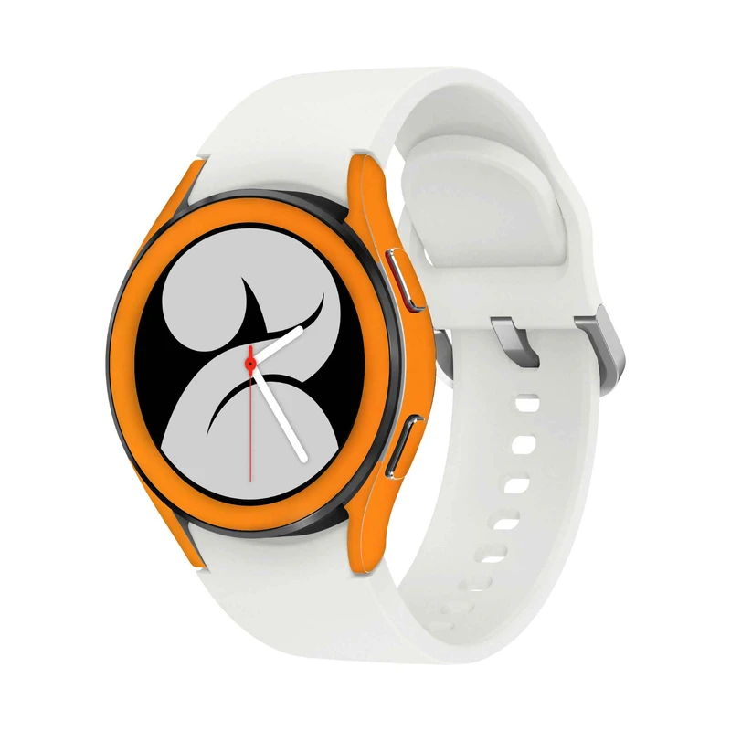  برچسب ماهوت طرح Matte-Orange مناسب برای ساعت هوشمند سامسونگ Watch4 40mm