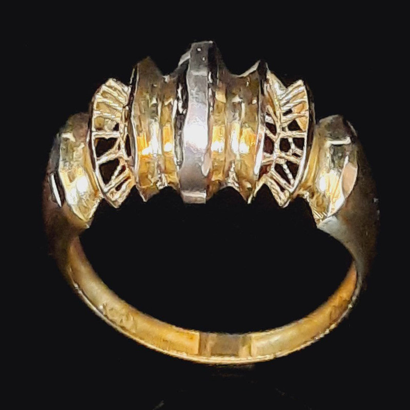 انگشتر طلا 18 عیار زنانه گالری یارطلا مدل فیوژن کد ANF32