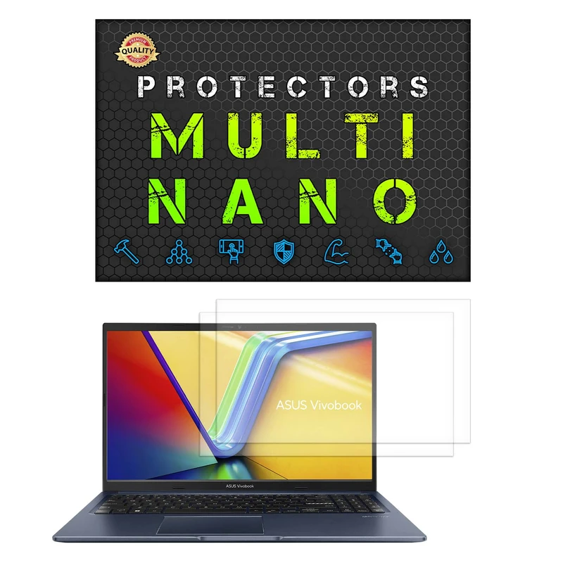 محافظ صفحه نمایش آنتی رفلکس مولتی نانو مدل X-S2M مناسب برای لپ تاپ ایسوس VivoBook 15 X1502 15.6 Inch 2022 بسته دو عددی