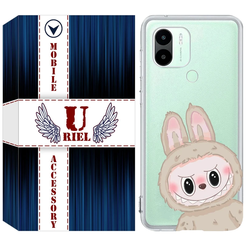 کاور یوریل مدل Clear کد 119 طرح لبوبو Labubu مناسب برای گوشی موبایل شیائومی Redmi A1 Plus / A2 Plus