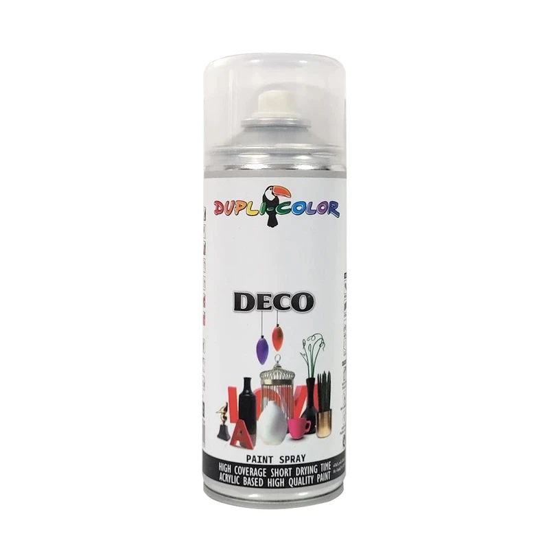 اسپری رنگ مشکی مات دوپلی کالر مدل DECO 9005 مصارف عمومی حجم 400 میلی لیتر