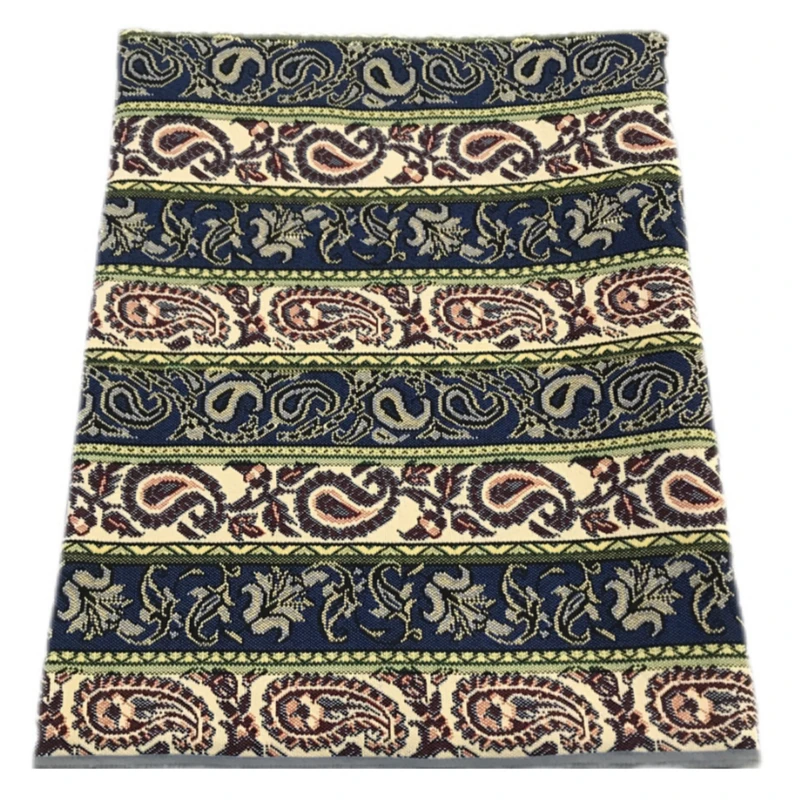 روفرشی مدل جاجیم ترکمن تراکم بافت طرح 2 رو کد 04 زمینه کرم