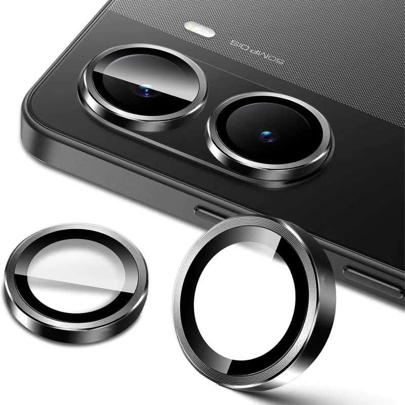 محافظ لنز دوربین فلزی مدل Objektif مناسب برای گوشی موبایل شیائومی Poco X7 Pro