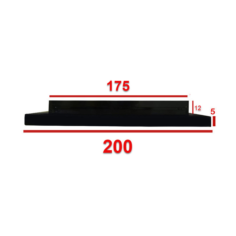 شومینه دیواری برقی شومینه بیستون مدل H.B_200_L2.bs