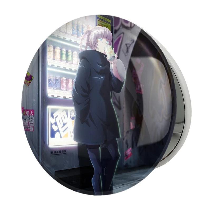 آینه جیبی خندالو طرح نازونا ناناکوسا انیمه کال آف نایت Call of the Night مدل تاشو کد 17805 