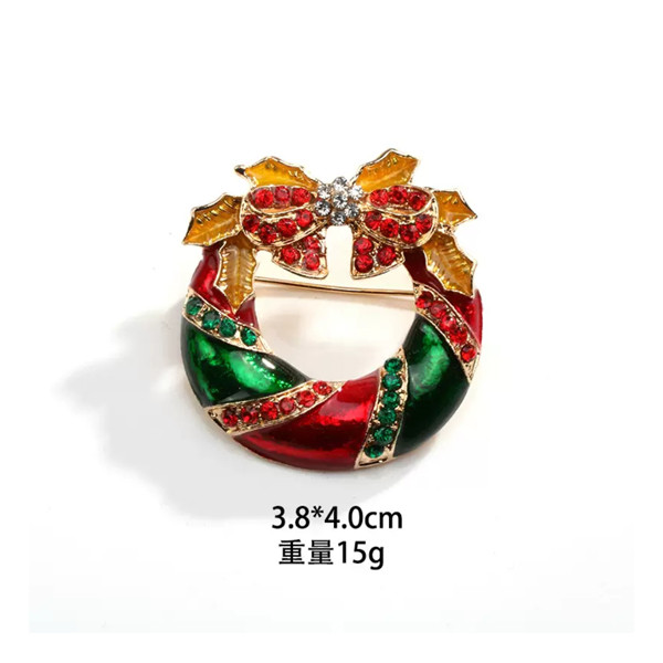 گل سینه زنانه مدل کریسمس کد 11 گل سینه زنانه مدل کریسمس کد 11