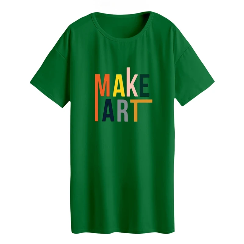 تی شرت لانگ زنانه مدل آرت