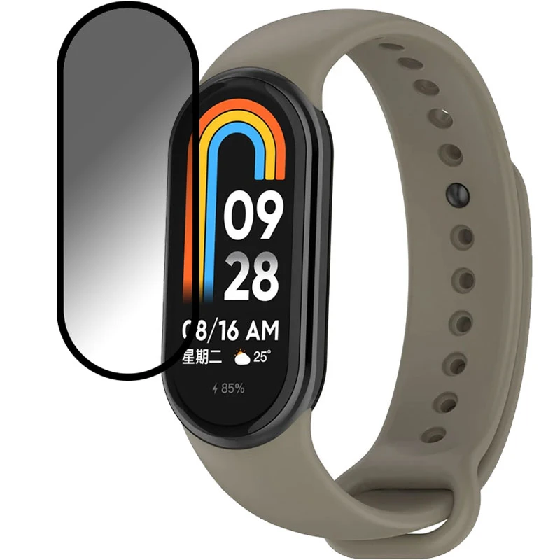 بند مسیر مدل SilBelt PMMA مناسب برای ساعت هوشمند شیائومی Mi Band 10 به همراه محافظ صفحه نمایش