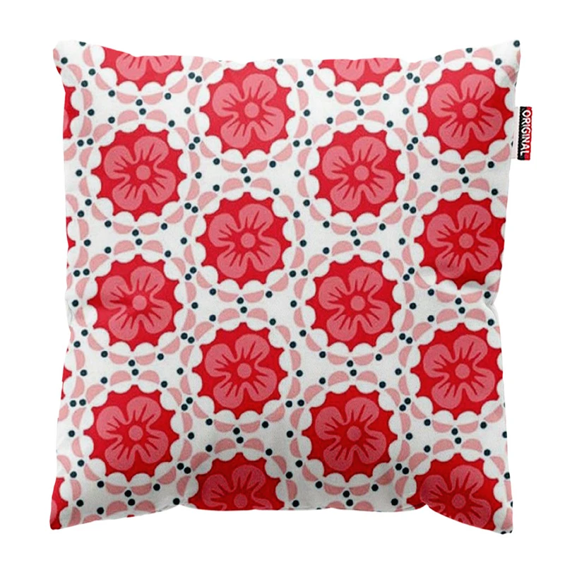 کوسن پاد آفرین طرح گل کد 2433 سایز 30*30 سانتی متر