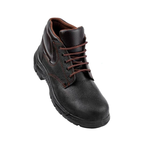 کفش ایمنی مدل میلان ساق بلند رنگ قهوه‌ای