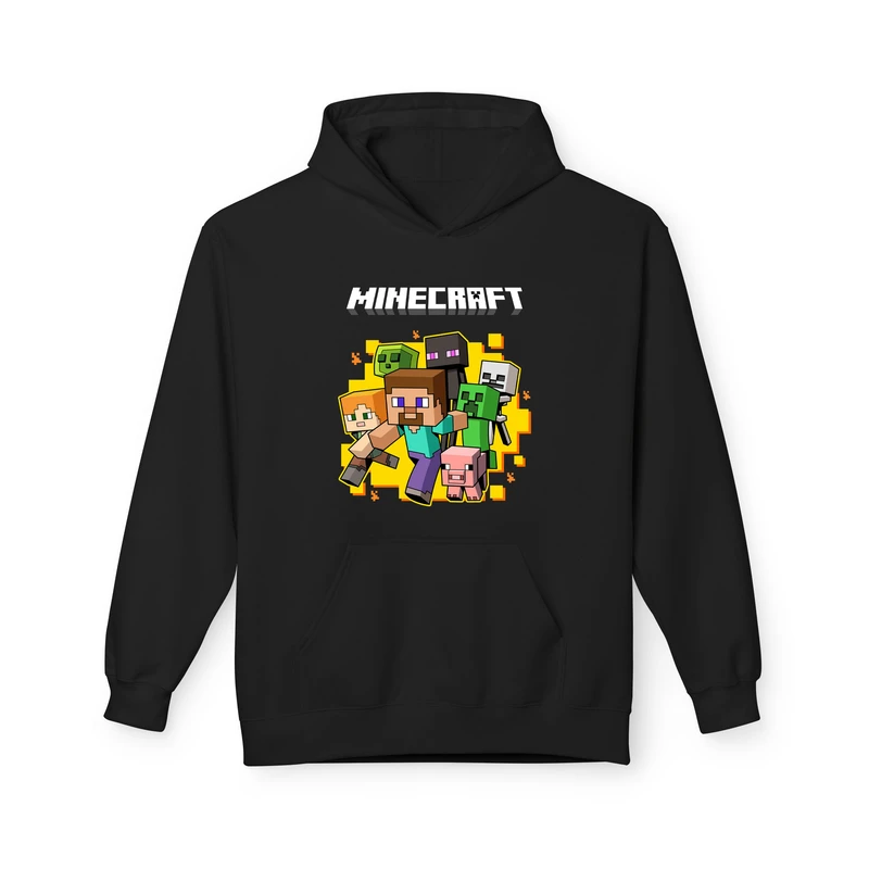 هودی مردانه پاد آفرین مدل ماینکرافت کد 253