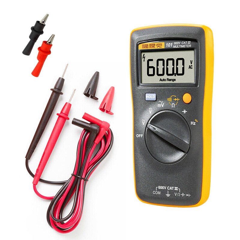 مولتی متر دیجیتال فلوک مدل 101 به همراه نوک پراپ انبری