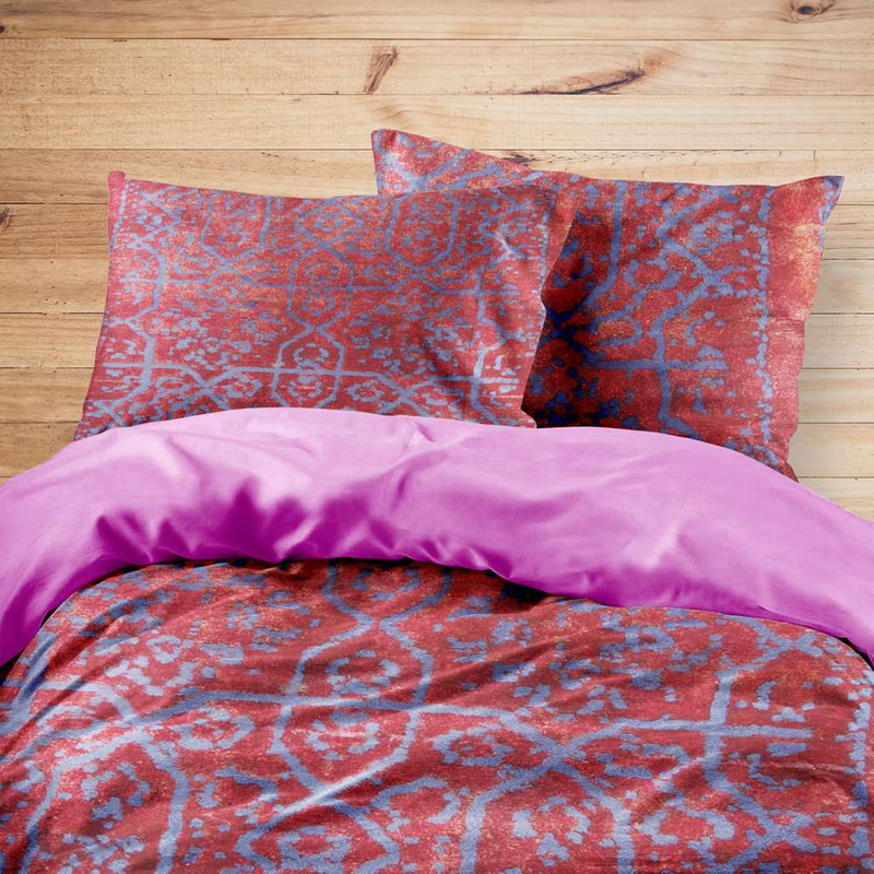 سرویس روتختی مدوپد طرح فرش وینتیج مدل C-Vintage13 یک نفره 4 تکه