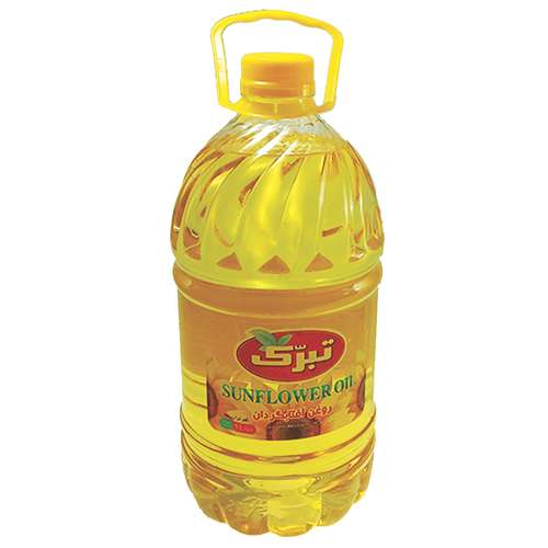 روغن آفتابگردان تبرک - 5 لیتر