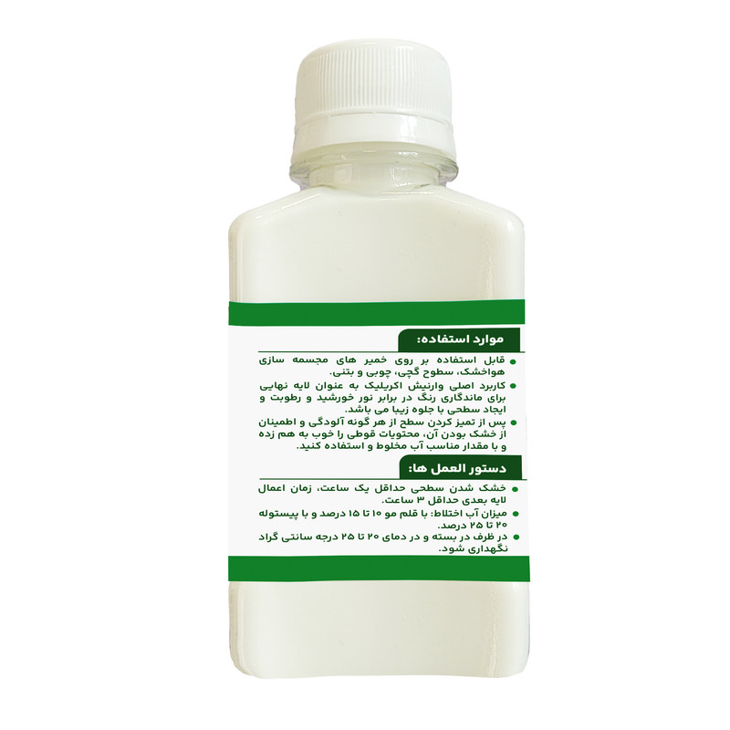 وارنیش اکریلیک تورسو مدل TSV120 براق حجم 120 میلی لیتر