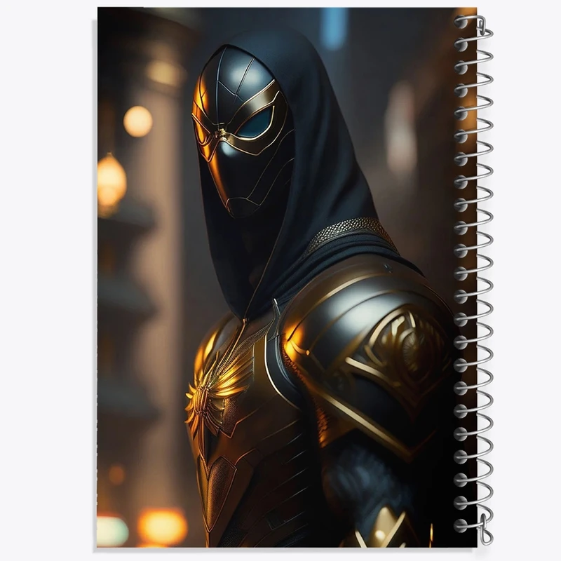 دفتر نت موسیقی 50 برگ خندالو مدل مرد عنکبوتی (Spider Man) کد F2899