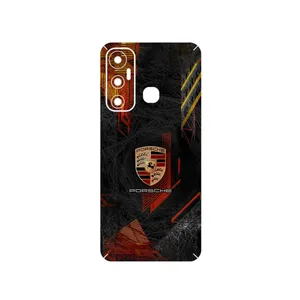 MAHOOT Porsche_Logo Cover Sticker for Infinix Hot 11