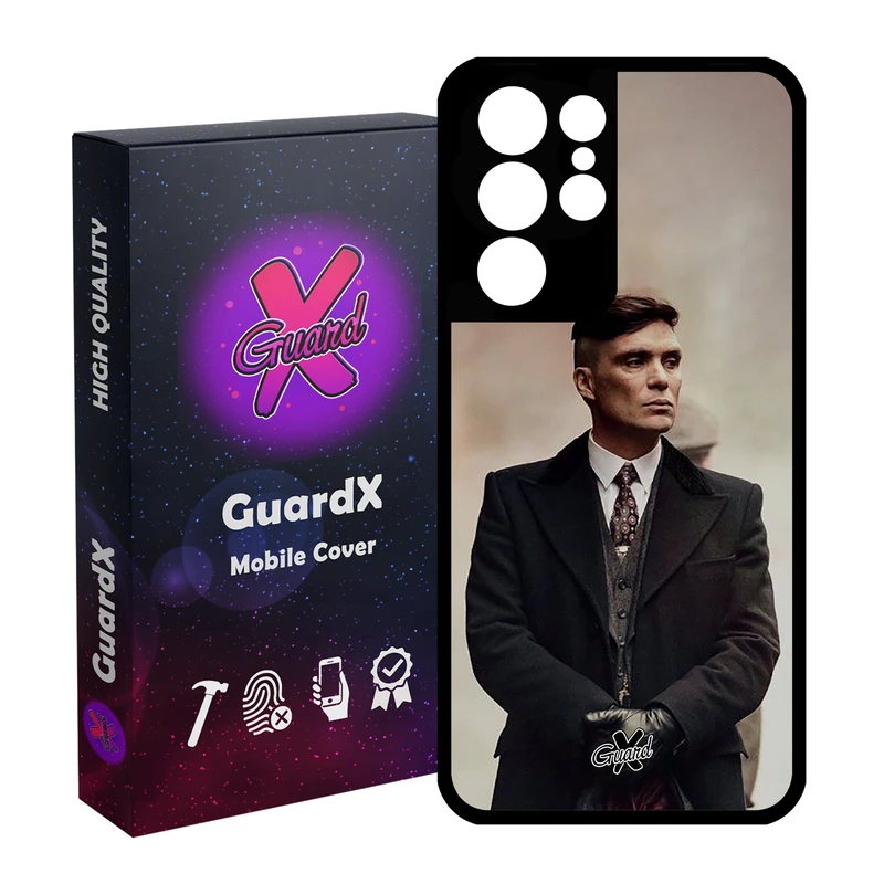 کاور گارد ایکس طرح Peaky Blinders مدل Glass10230 مناسب برای گوشی موبایل سامسونگ Galaxy S21 Ultra