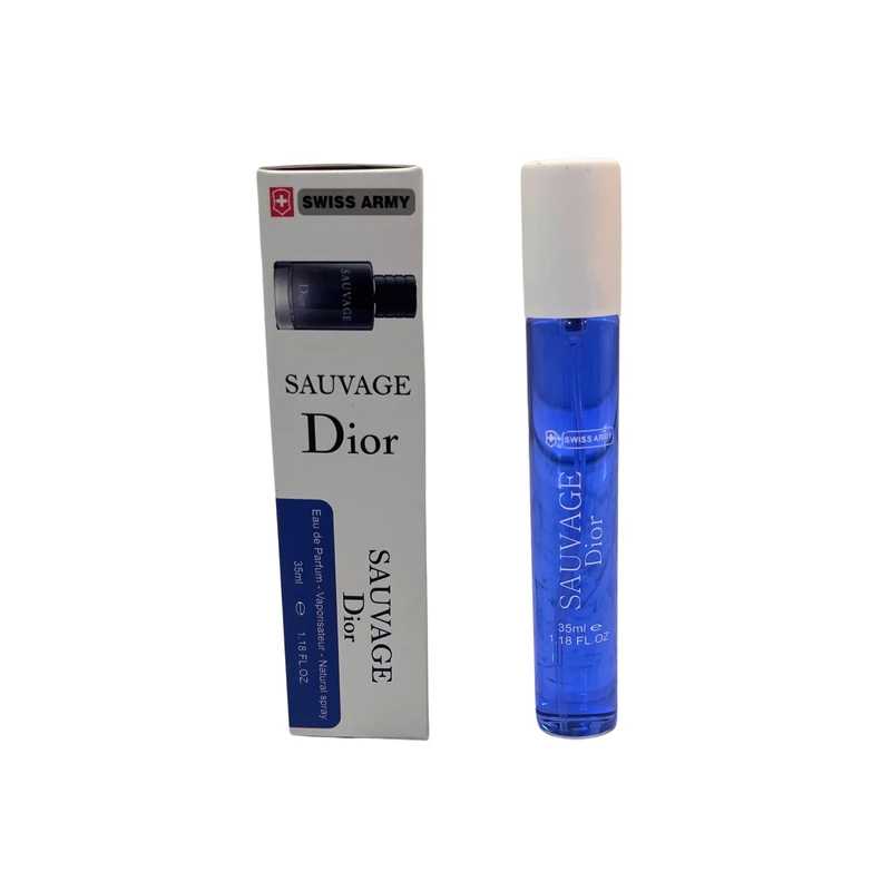 عطر جیبی مردانه سوئیس آرمی مدل دیور ساواج حجم 35 میلی لیتر