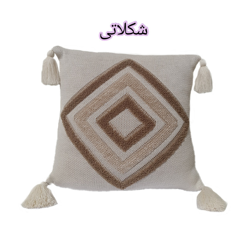 کاور کوسن مدل پانچدوزی سایز 40x40 سانتی متر