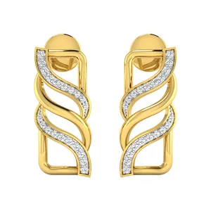 گوشواره نقره زنانه ژابیز کد 084
