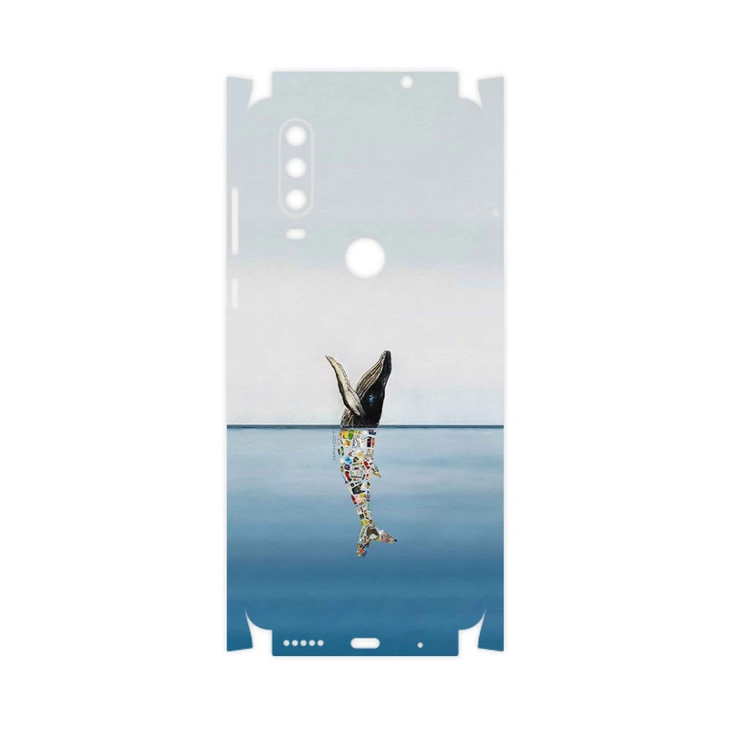 برچسب پوششی ماهوت مدل Collage of Sea Trash-FullSkin مناسب برای گوشی موبایل موتورولا One Action