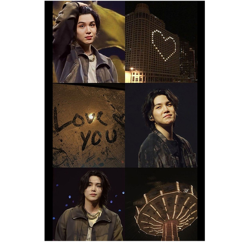 پوستر مدل مین یونگی طرح شوگا SUGA کد 972