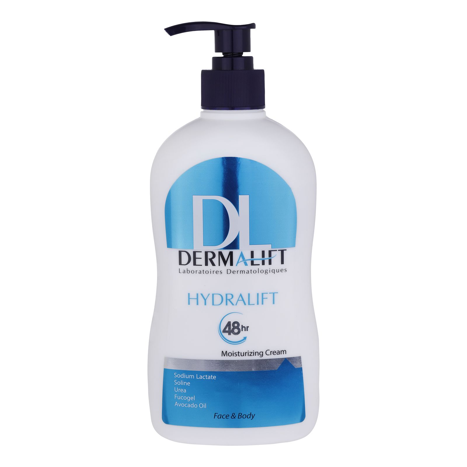 کرم مرطوب کننده دست و صورت درمالیفت مدل Hydralift مناسب پوست‌های خشک حجم 400 میلی‌لیتر -  - 1