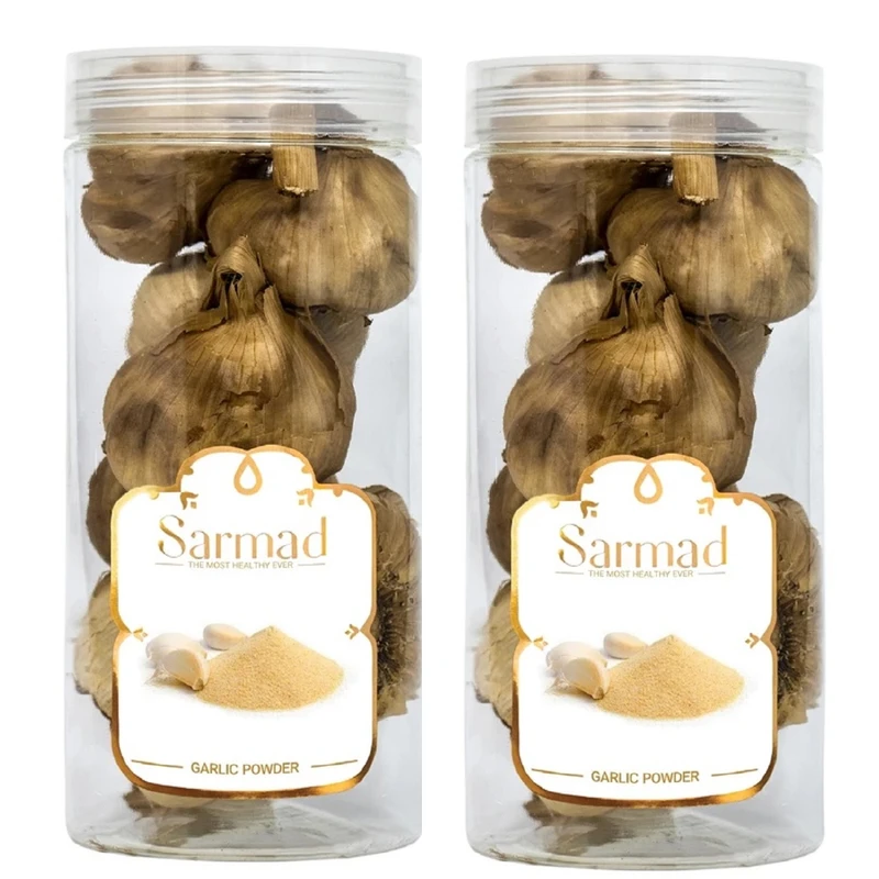 سیر سیاه ممتاز سرمد - 260 گرم بسته دو عددی