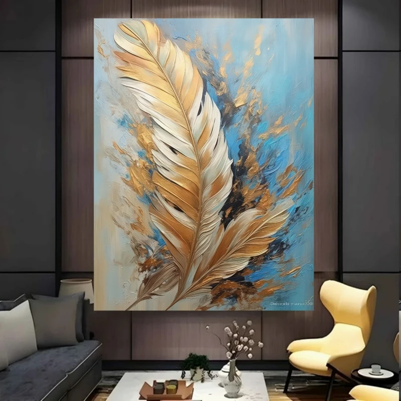 پوستر طرح  نقاشی پر مدل طلا کد BK58060