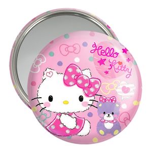 آینه جیبی خندالو مدل هلو کیتی Hello Kitty کد 2480