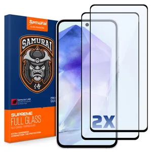 محافظ صفحه نمایش سامورایی مدل ovglass مناسب برای گوشی موبایل سامسونگ Galaxy A55 بسته 2 عددی 