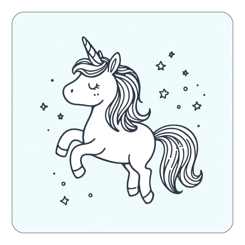 مگنت کاکتی طرح اسب تک شاخ و یونیکورن مدل mp31381