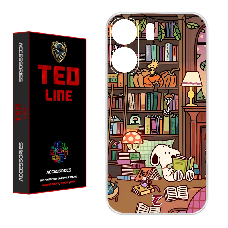 کاور تدلاین طرح اسنوپی کد 1218 مناسب برای گوشی موبایل شیائومی Redmi 13C / Poco C65