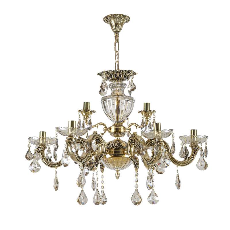 لوستر 9 شعله چشمه نور کد C3349/6+3