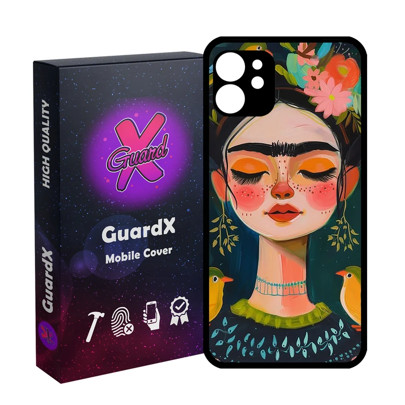 کاور گارد ایکس طرح دخترانه مدل Glass10785 مناسب برای گوشی موبایل اپل iPhone 11