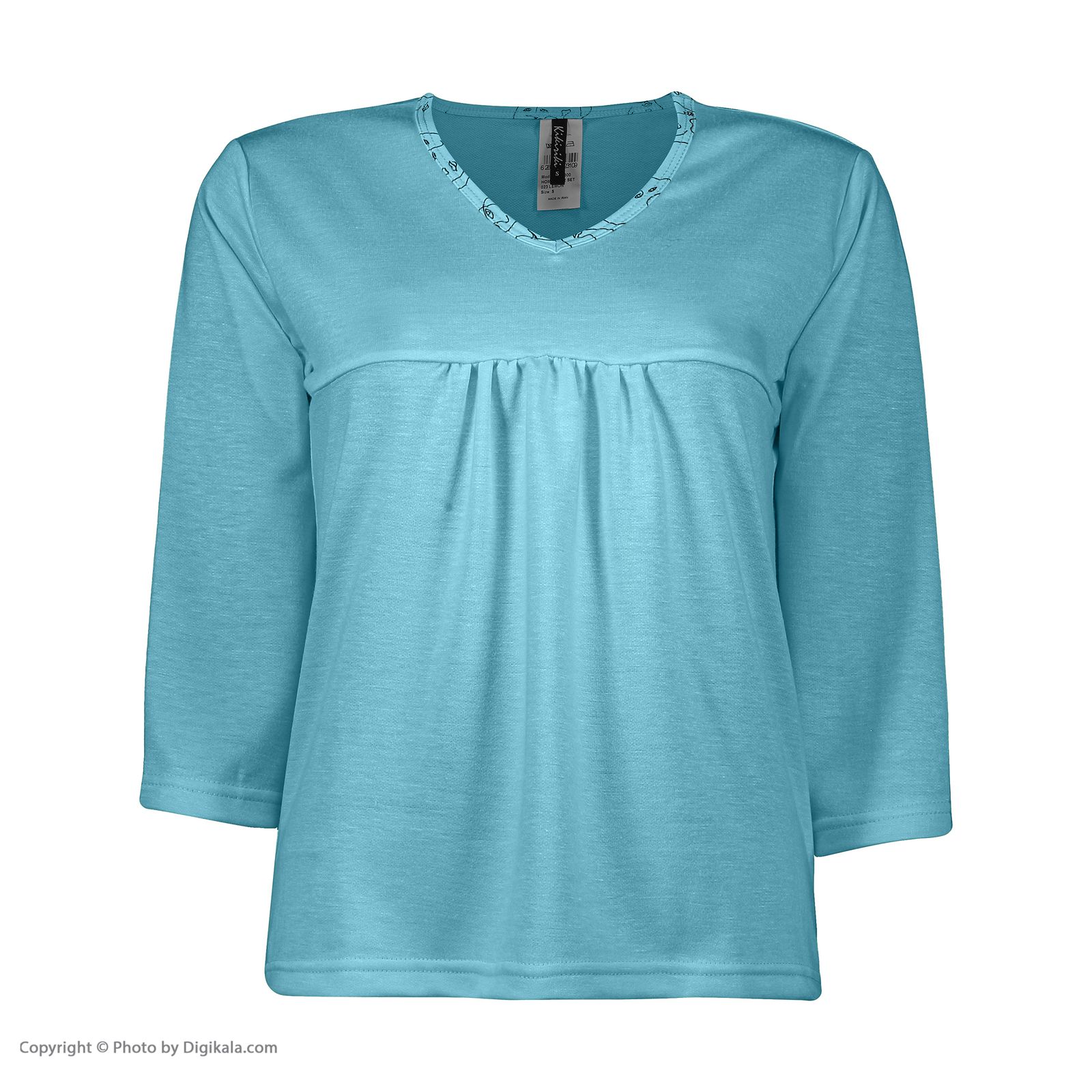 ست تی شرت و شلوارک زنانه کیکی رایکی مدل BB6300-029 -  - 3