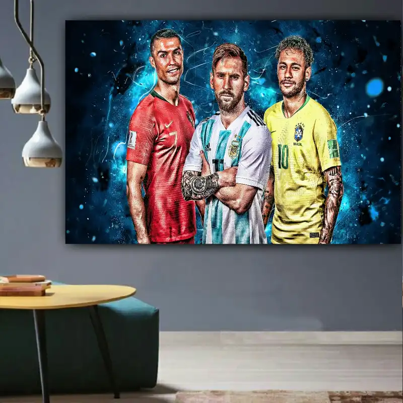 تابلو شاسی مدل مسی و رونالدو و نیمار کد AR616