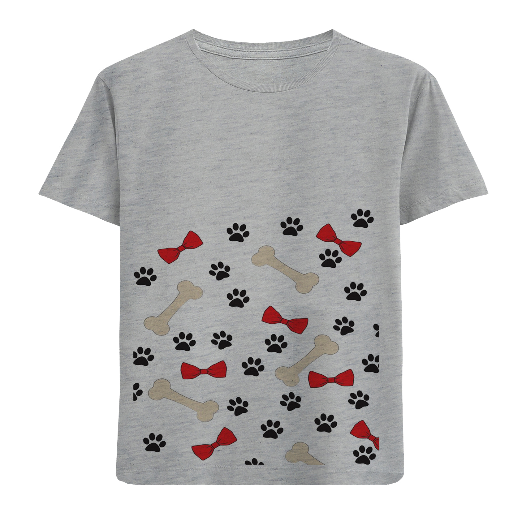 تی شرت آستین کوتاه پسرانه مدل ردپا D391