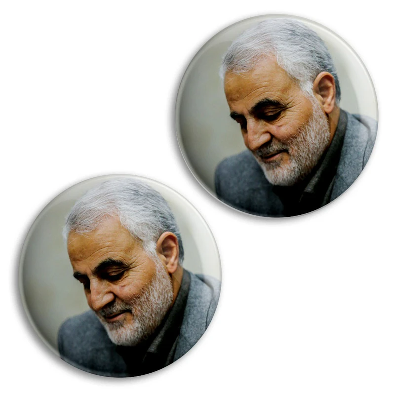 مگنت پرمانه طرح حاج قاسم سلیمانی کد pmag2.26926 مجموعه 2 عددی