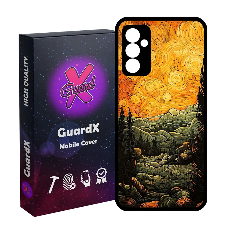 کاور گارد ایکس طرح منظره غروب مدل Glass10768 مناسب برای گوشی موبایل سامسونگ Galaxy A54 / A54 5G