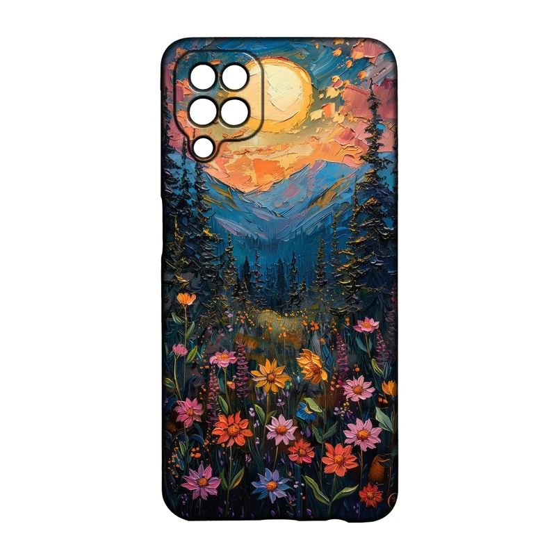 کاور طرح گل کد 339 مناسب برای گوشی موبایل سامسونگ Galaxy A22 4g