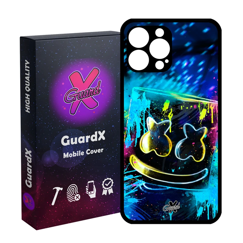 کاور گارد ایکس طرح Marshmello مدل Glass10104 مناسب برای گوشی موبایل اپل iPhone 14 Pro Max